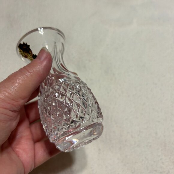 Waterford Glass Limited 4" vase. Made in Republic of Ireland. Weighs 6.8 oz. (91 - Picture 2 of 7
